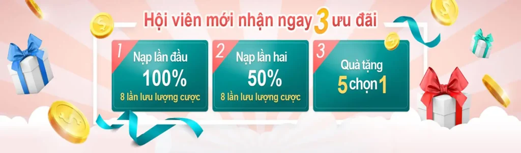 Những khuyến mãi hấp dẫn cho thành viên mới