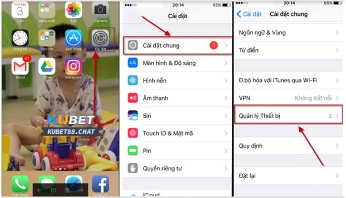 Hướng dẫn cài đặt trên iOS